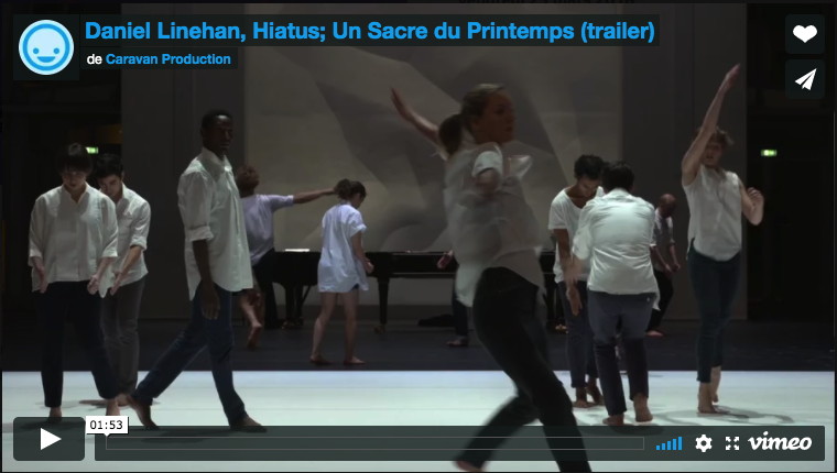 Vimeo screenshot. Un Sacre du Printemps. Daniel Linehan explore Stravinsky. 2018-03-23